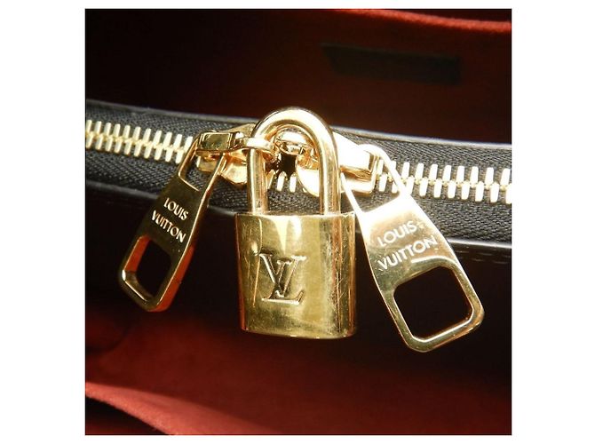 Borsa Louis Vuitton Empreinte Montaigne BB Nero Monogramma - vista 17