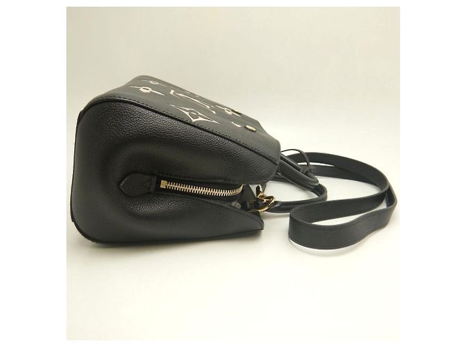 Borsa Louis Vuitton Empreinte Montaigne BB Nero Monogramma - vista 4