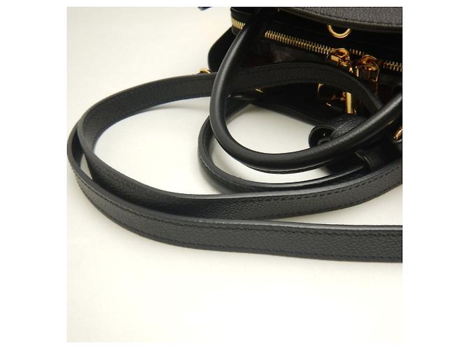 Borsa Louis Vuitton Empreinte Montaigne BB Nero Monogramma - vista 6
