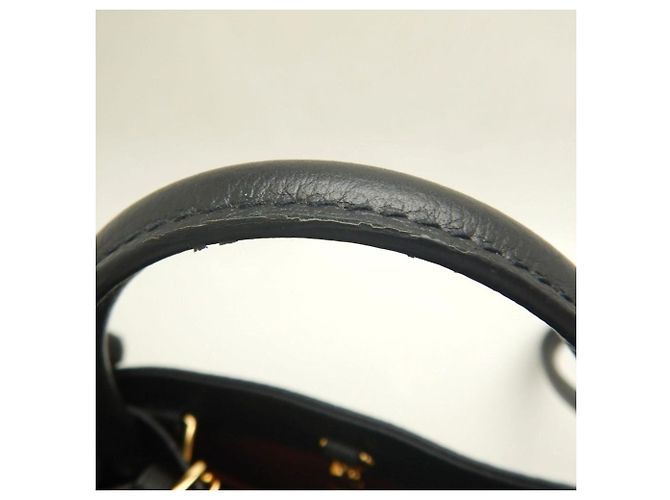Borsa Louis Vuitton Empreinte Montaigne BB Nero Monogramma - vista 9