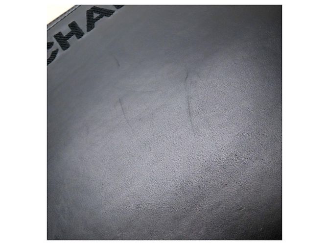 Borsa a mano/Tote Bag Chanel in pelle di agnello nera Nero - vista 28