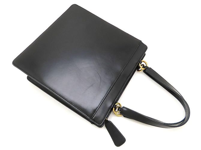 Borsa a mano/Tote Bag Chanel in pelle di agnello nera Nero - vista 4