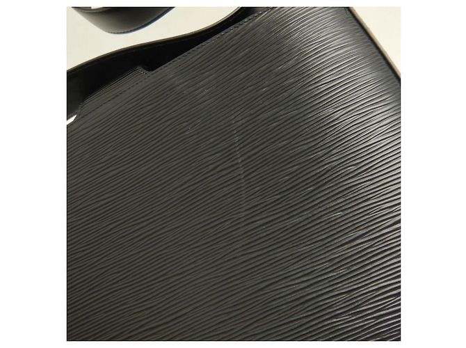 Borsa a Spalla Louis Vuitton Epi Rebri Nero - vista 10