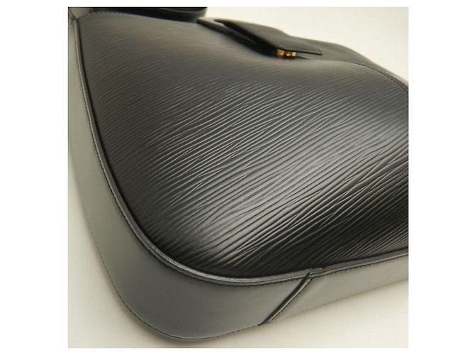 Borsa a Spalla Louis Vuitton Epi Rebri Nero - vista 11