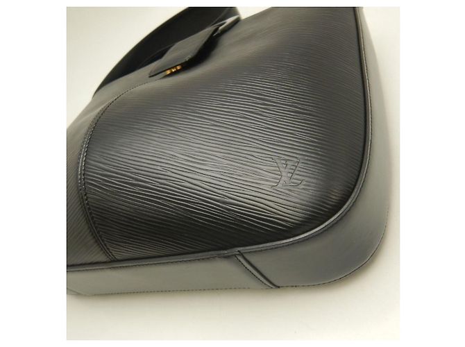Borsa a Spalla Louis Vuitton Epi Rebri Nero - vista 12