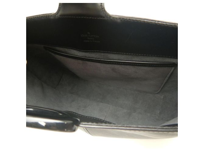 Borsa a Spalla Louis Vuitton Epi Rebri Nero - vista 3