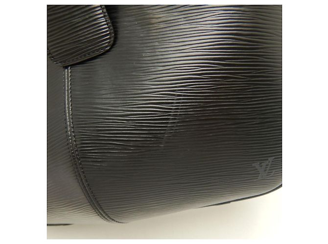 Borsa a Spalla Louis Vuitton Epi Rebri Nero - vista 9