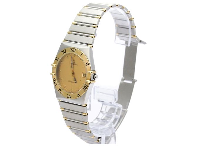 OMEGA Constellation Relógio de Pulso de Ouro 18K e Aço Quartz - vista 2