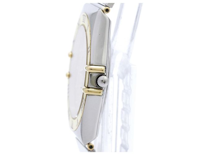 OMEGA Constellation Relógio de Pulso de Ouro 18K e Aço Quartz - vista 4