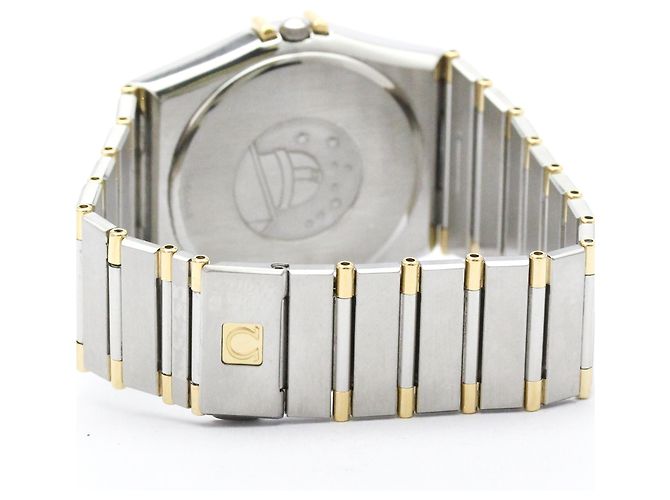 OMEGA Constellation Relógio de Pulso de Ouro 18K e Aço Quartz - vista 5