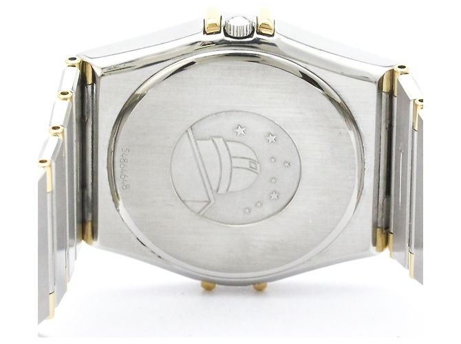 OMEGA Constellation Relógio de Pulso de Ouro 18K e Aço Quartz - vista 6