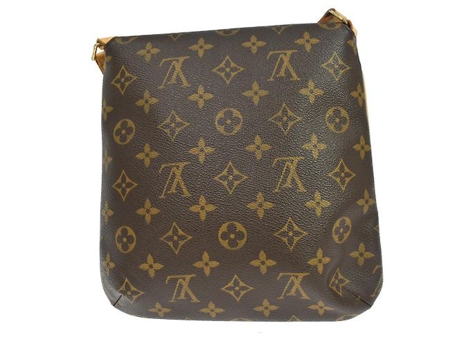 Borsa Musette Salsa Louis Vuitton in Canvas Monogram GM Marrone - vista 2