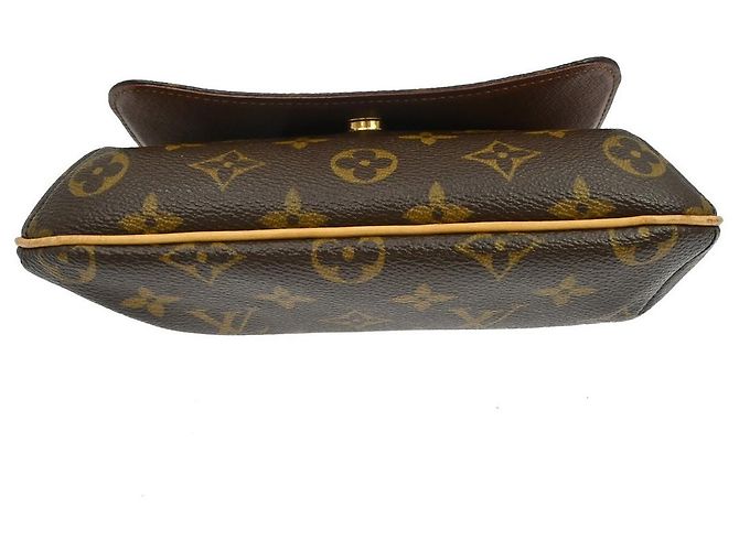 Borsa Musette Salsa Louis Vuitton in Canvas Monogram GM Marrone - vista 6