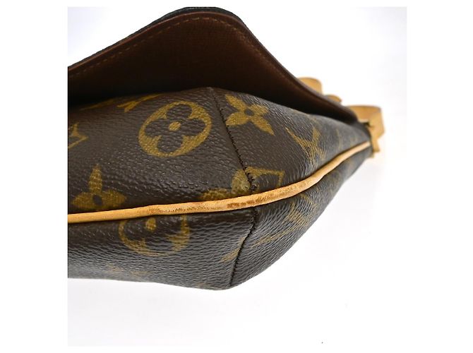 Borsa Musette Salsa Louis Vuitton in Canvas Monogram GM Marrone - vista 7
