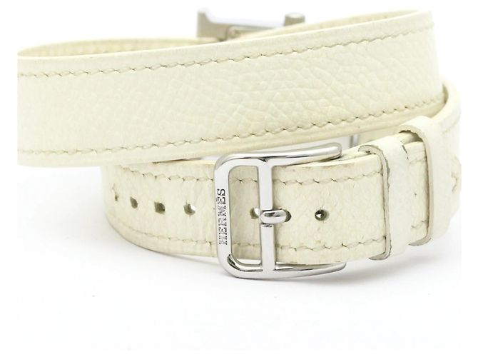 Relógio Hermès Heure H Double Tour Quartz em Aço Inoxidável e Couro 21 - vista 2