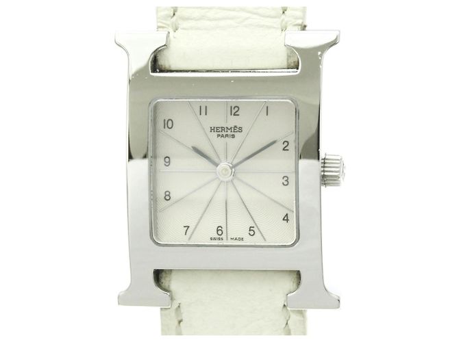 Relógio Hermès Heure H Double Tour Quartz em Aço Inoxidável e Couro 21 - vista 4