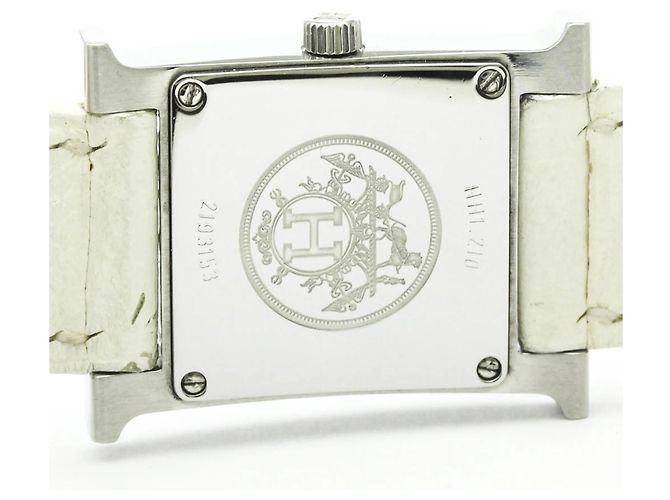 Relógio Hermès Heure H Double Tour Quartz em Aço Inoxidável e Couro 21 - vista 6