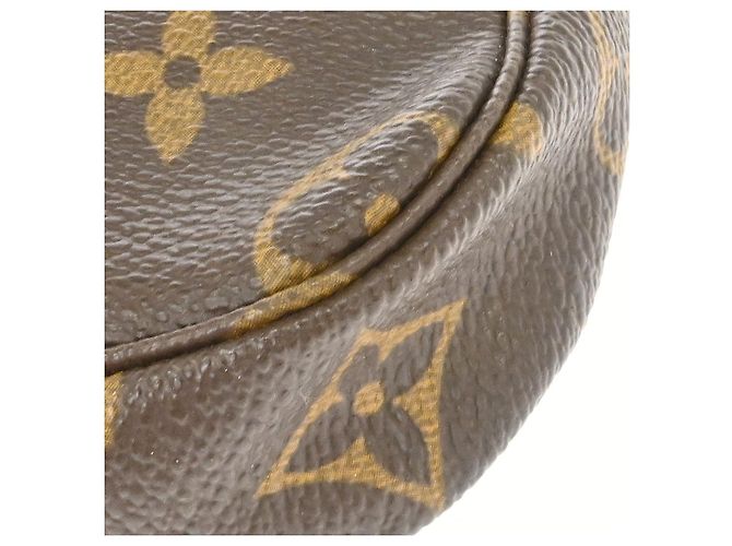 Louis Vuitton Mini pochette accessoires Canvas Mini Castaño - vista 7