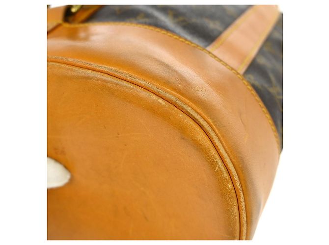 Zaino Louis Vuitton Randonnee Monogram Canvas PM Marrone - vista 7