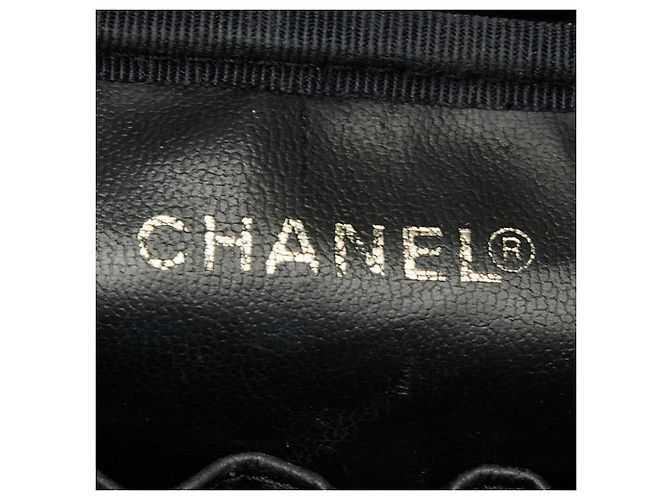 Vanity Beauty case in pelle caviar nera Chanel Nero - vista 10