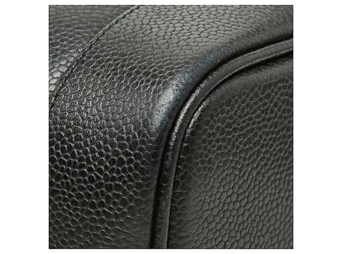 Vanity Beauty case in pelle caviar nera Chanel Nero - vista 5