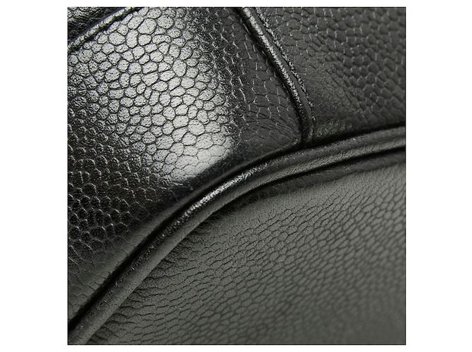 Vanity Beauty case in pelle caviar nera Chanel Nero - vista 7