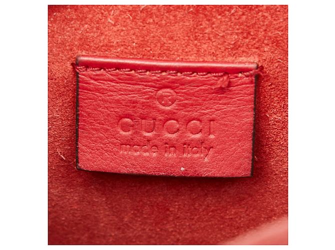 Borsa a tracolla con catena Dionysus GG Supreme Gucci Rosso Beige - vista 12