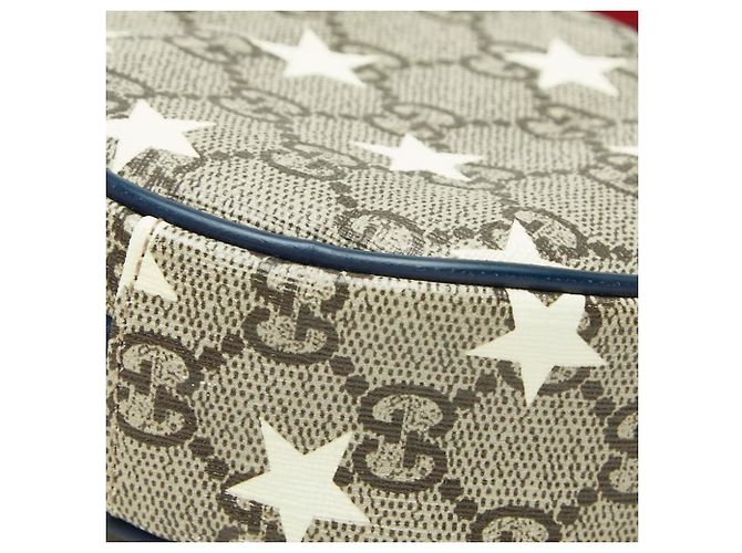 Riñonera Gucci GG Supreme Star Beige Azul marino - vista 5