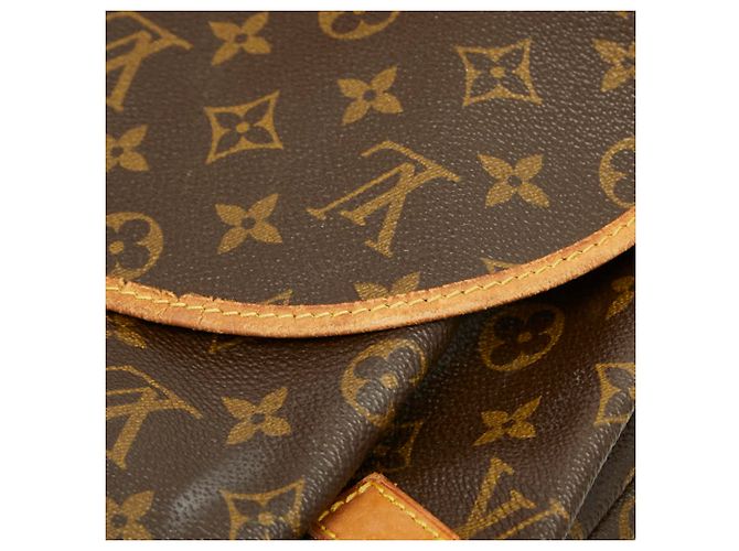 Bolsa de Ombro Louis Vuitton Monogram Saumur 35 Marrom - vista 10