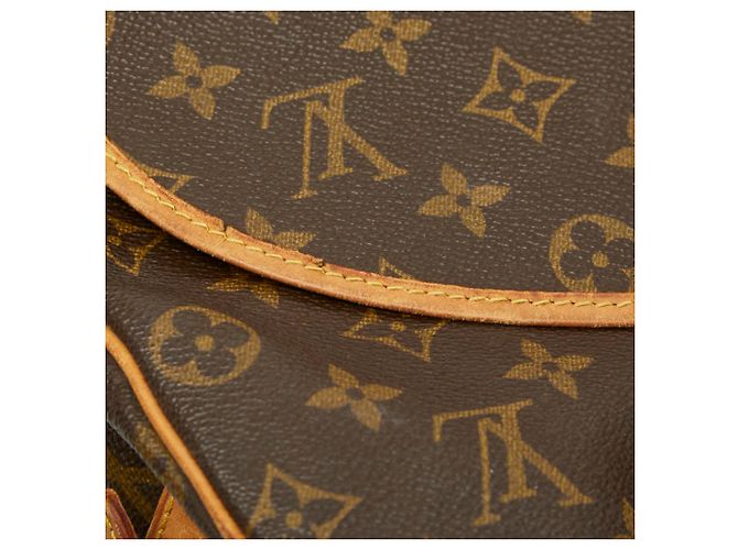 Bolsa de Ombro Louis Vuitton Monogram Saumur 35 Marrom - vista 11