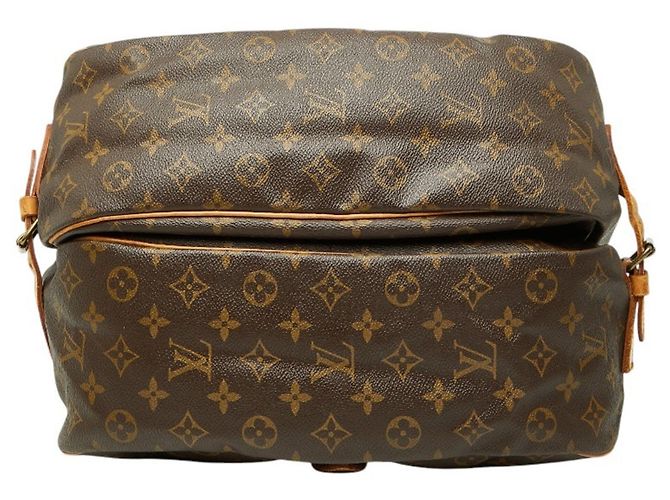 Bolsa de Ombro Louis Vuitton Monogram Saumur 35 Marrom - vista 3