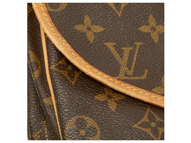 Bolsa de Ombro Louis Vuitton Monogram Saumur 35 Marrom - vista 9