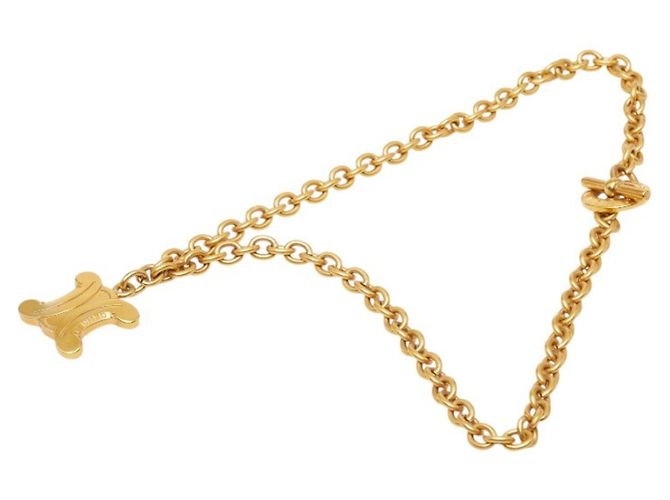 Céline Celine Macadam Chain Pendant Necklace - view 2