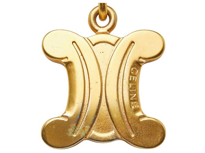 Céline Celine Macadam Chain Pendant Necklace - view 3