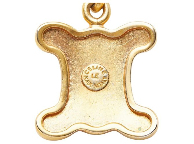 Céline Celine Macadam Chain Pendant Necklace - view 4