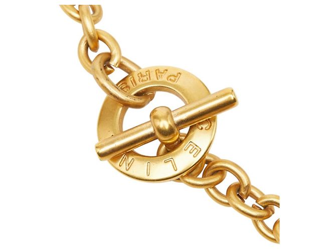 Céline Celine Macadam Chain Pendant Necklace - view 5