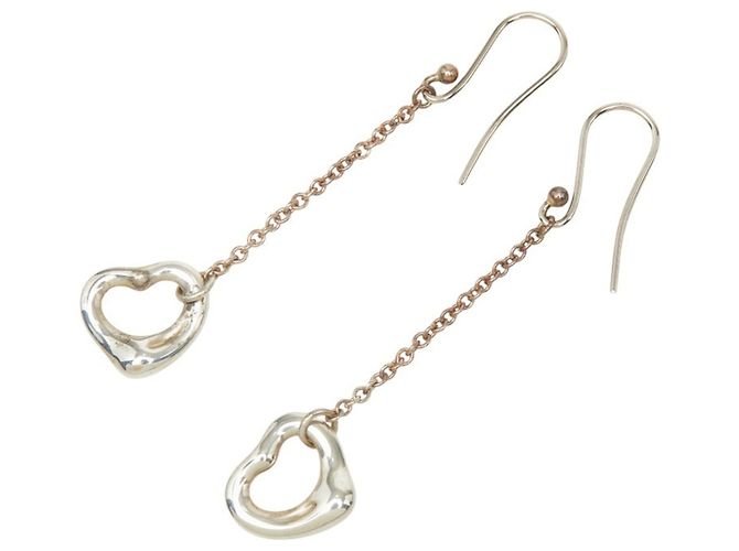 Orecchini pendenti Elsa Peretti Open Heart di Tiffany & Co. Argento - vista 2