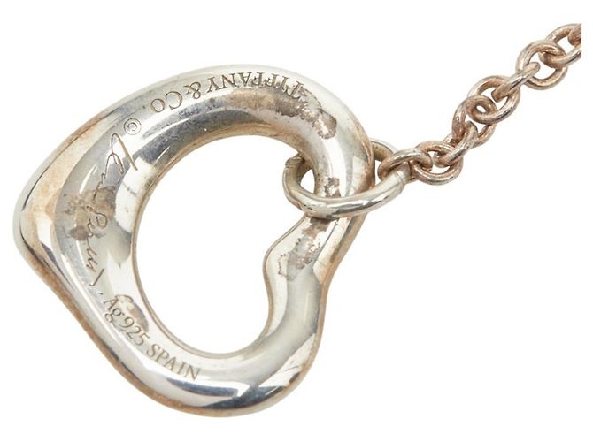 Orecchini pendenti Elsa Peretti Open Heart di Tiffany & Co. Argento - vista 4
