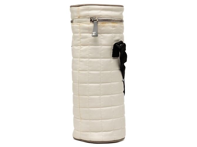 Chanel Sport Line Coco Mark Flaschenhalter Schultertasche Weiß - Ansicht 2