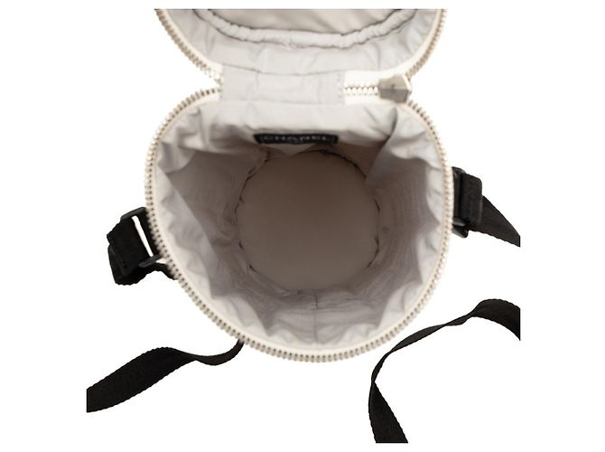 Chanel Sport Line Coco Mark Flaschenhalter Schultertasche Weiß - Ansicht 5