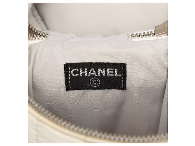 Chanel Sport Line Coco Mark Flaschenhalter Schultertasche Weiß - Ansicht 7