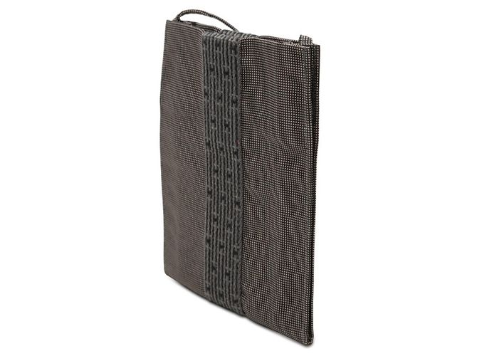 Hermès Borsa a tracolla mini Hermes Herline Pochette Marrone Nero - vista 2