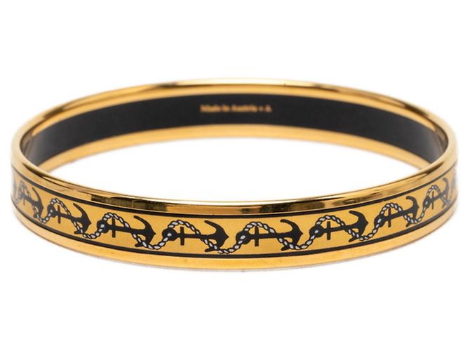 Hermès Pulsera Email PM Hermes Multicolor Dorado - vista 3