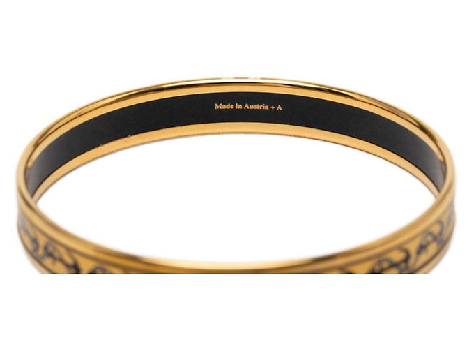 Hermès Pulsera Email PM Hermes Multicolor Dorado - vista 4