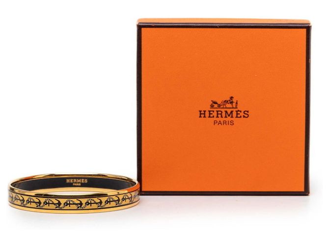 Hermès Pulsera Email PM Hermes Multicolor Dorado - vista 6