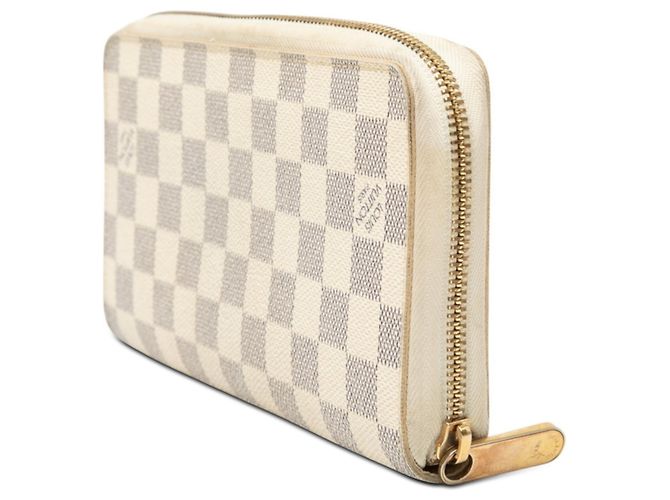 Cartera larga Zippy Organizer Louis Vuitton Damier Azur Blanco - vista 2
