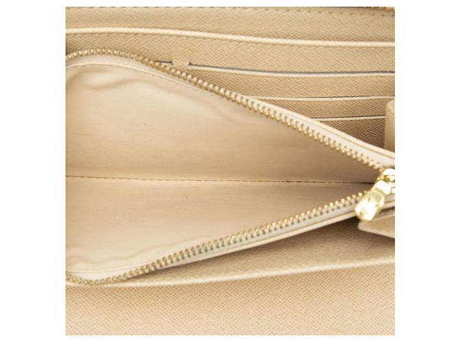 Cartera larga Zippy Organizer Louis Vuitton Damier Azur Blanco - vista 6