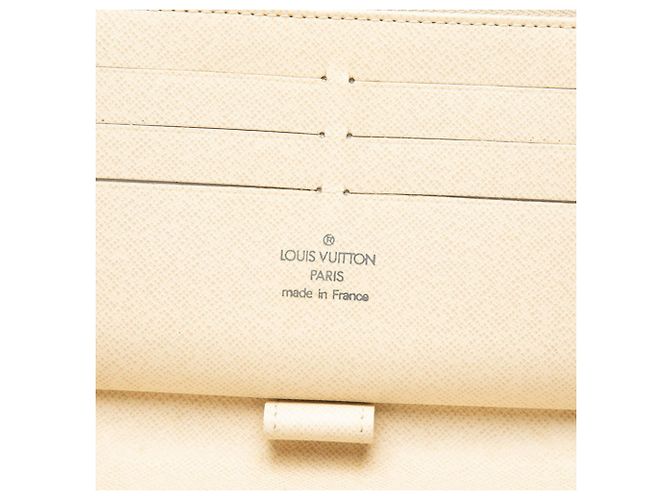 Cartera larga Zippy Organizer Louis Vuitton Damier Azur Blanco - vista 7
