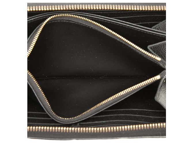 Louis Vuitton Monogram Empreinte Zippy Wallet Schwarz - Ansicht 4