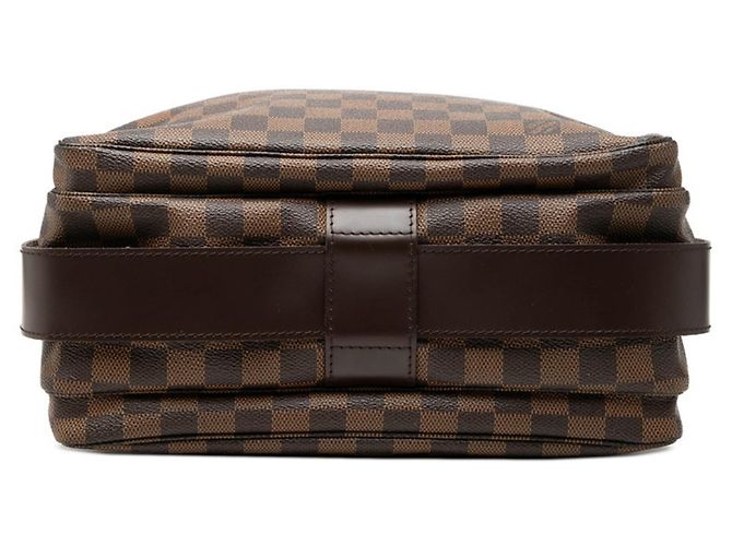 Borsa a tracolla Louis Vuitton Damier Naviglio Marrone - vista 3
